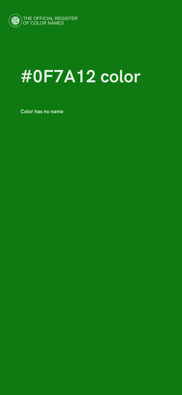#0F7A12 color image