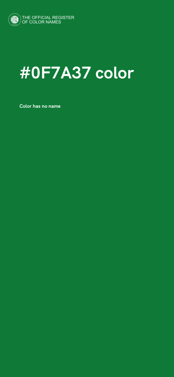 #0F7A37 color image