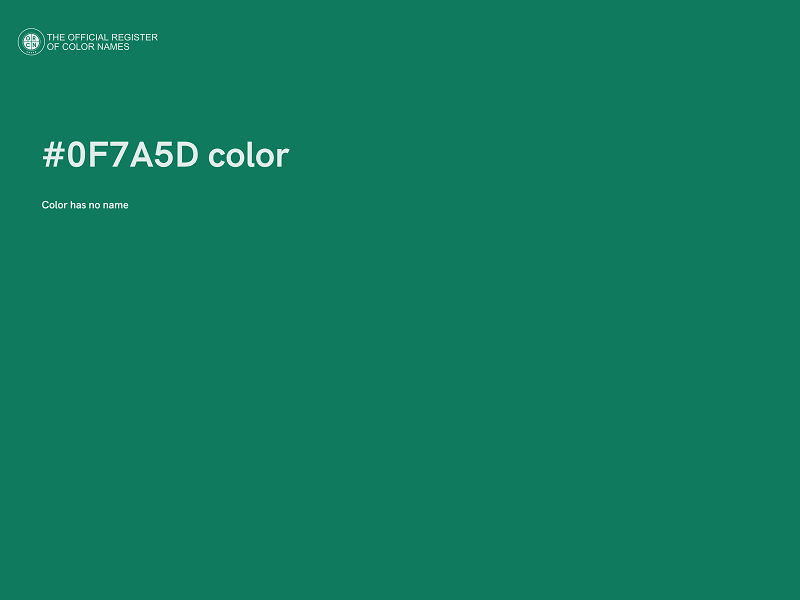 #0F7A5D color image