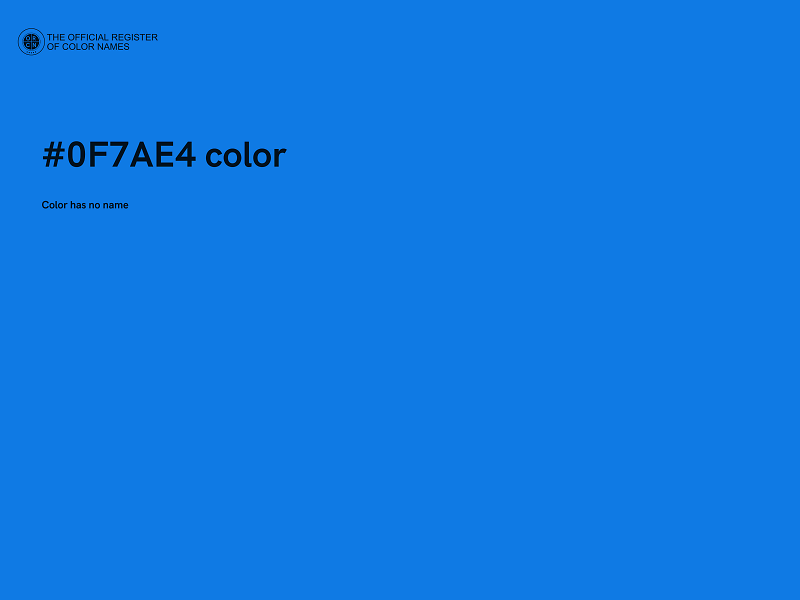 #0F7AE4 color image