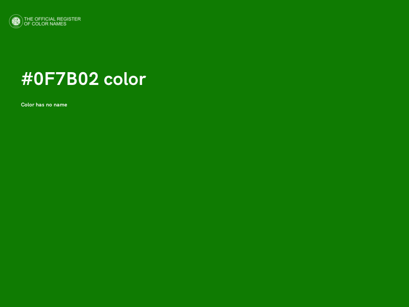 #0F7B02 color image
