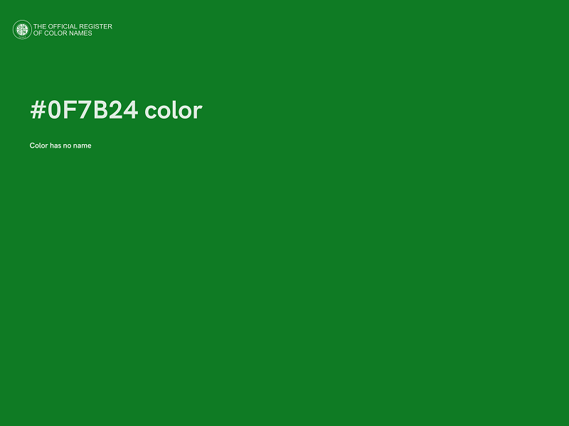 #0F7B24 color image