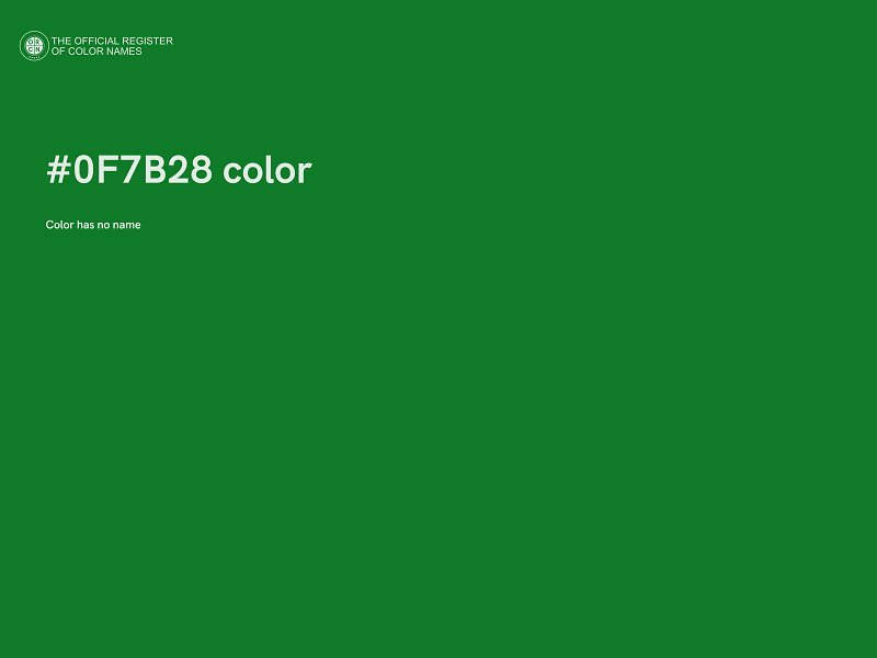 #0F7B28 color image