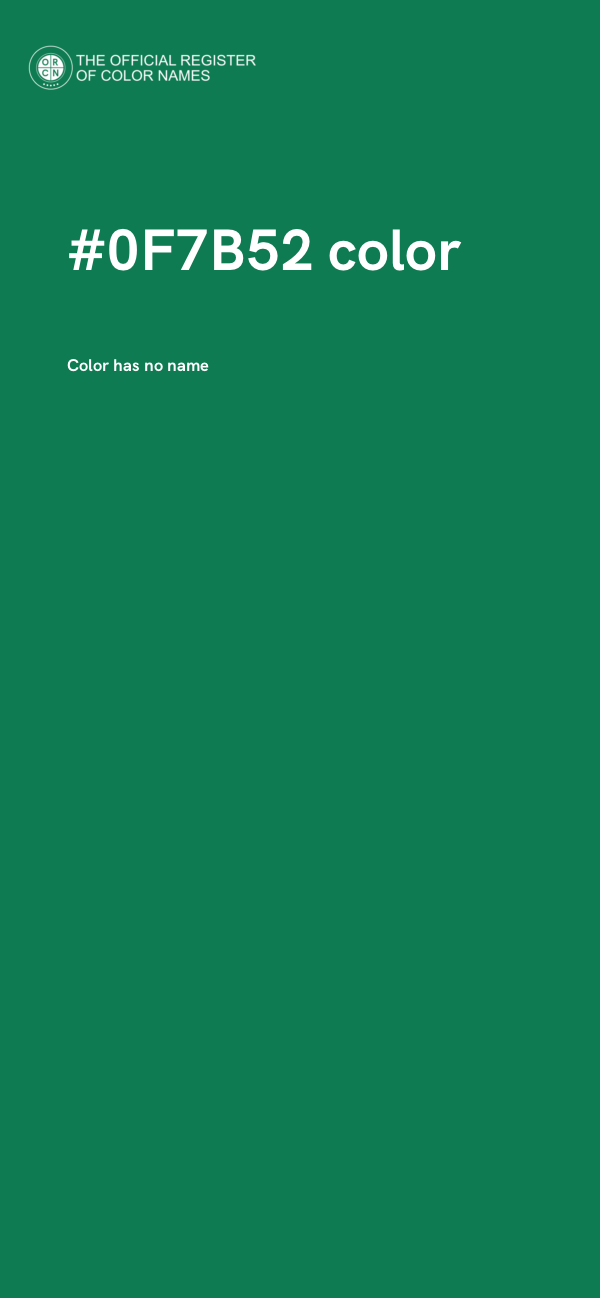#0F7B52 color image