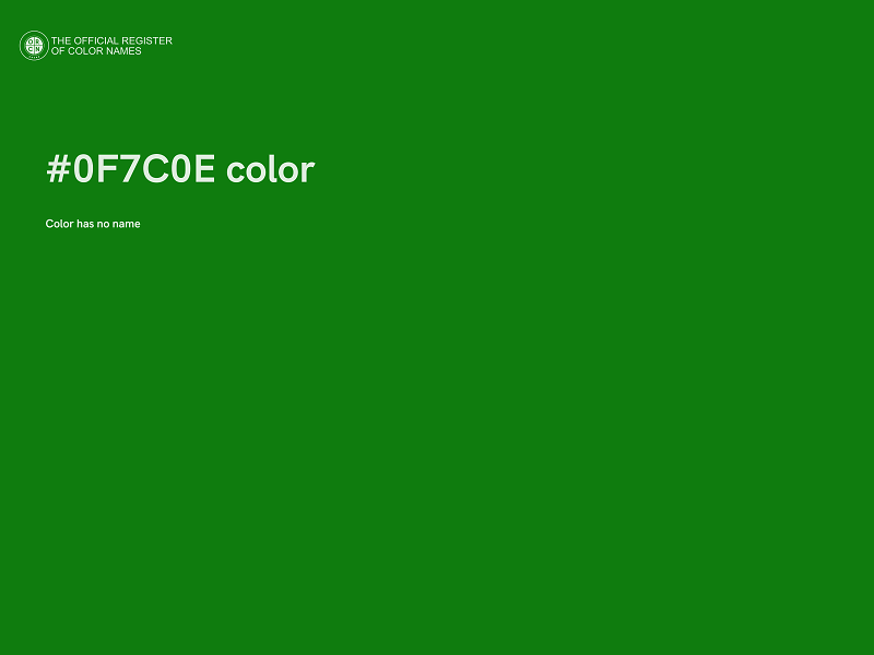 #0F7C0E color image