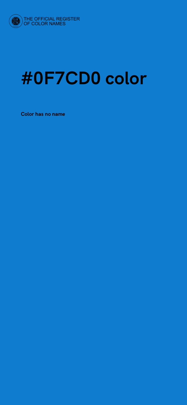 #0F7CD0 color image