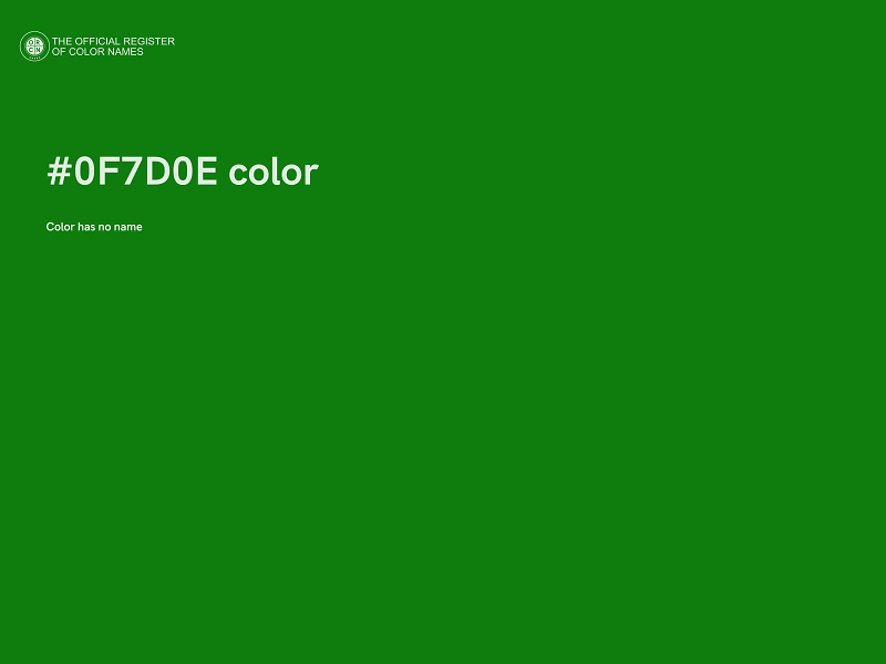 #0F7D0E color image