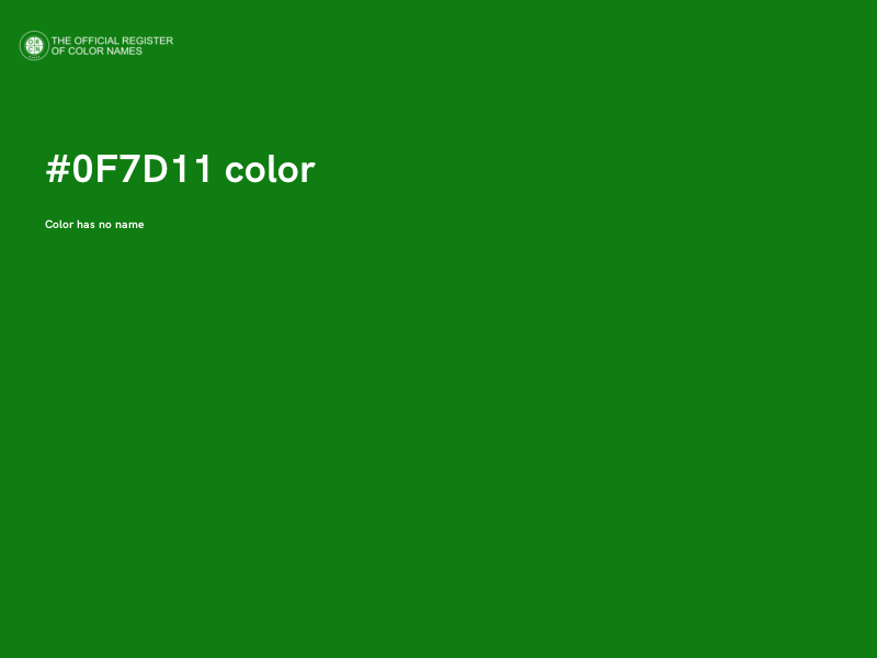 #0F7D11 color image