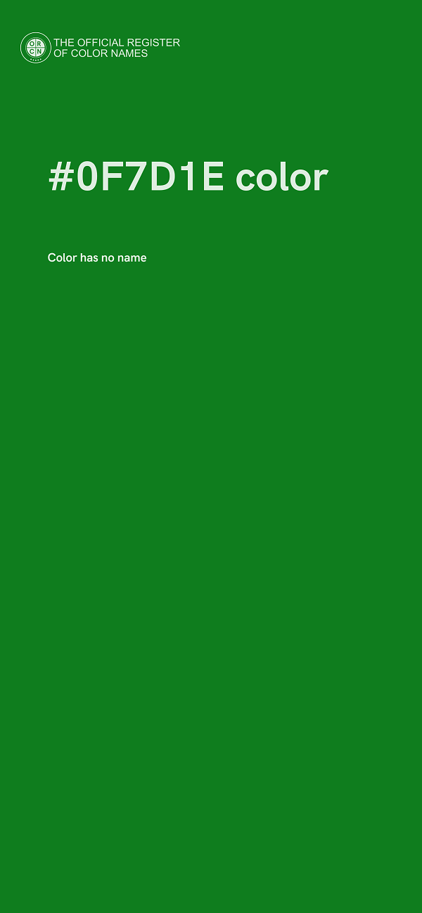 #0F7D1E color image