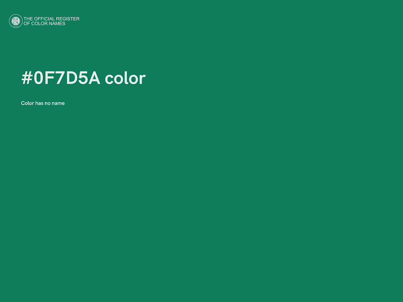 #0F7D5A color image
