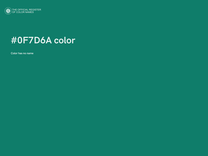 #0F7D6A color image