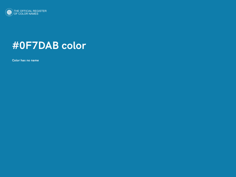 #0F7DAB color image