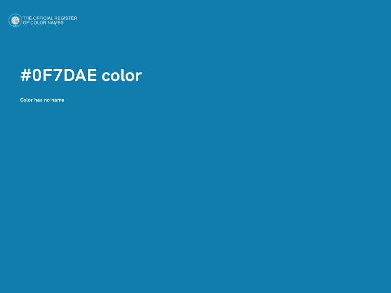 #0F7DAE color image