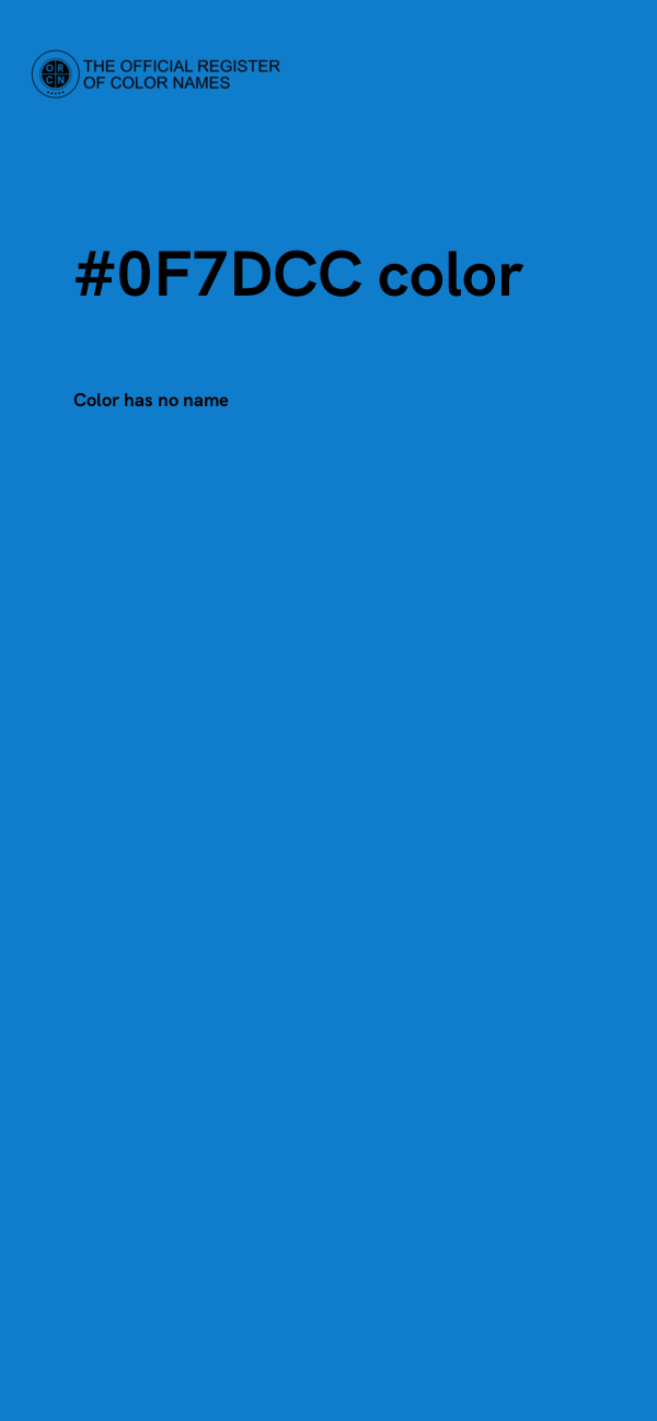 #0F7DCC color image
