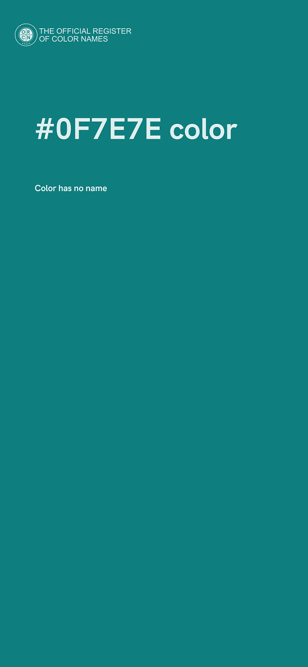 #0F7E7E color image