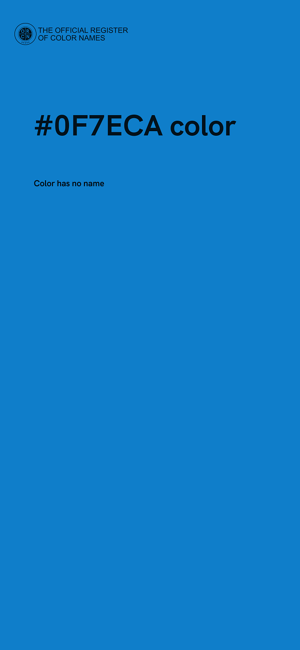 #0F7ECA color image