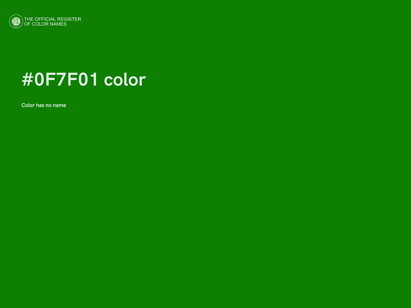 #0F7F01 color image