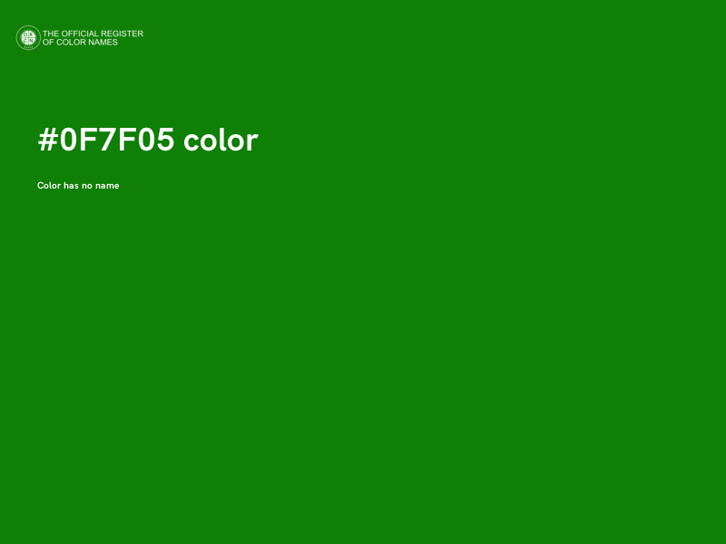 #0F7F05 color image