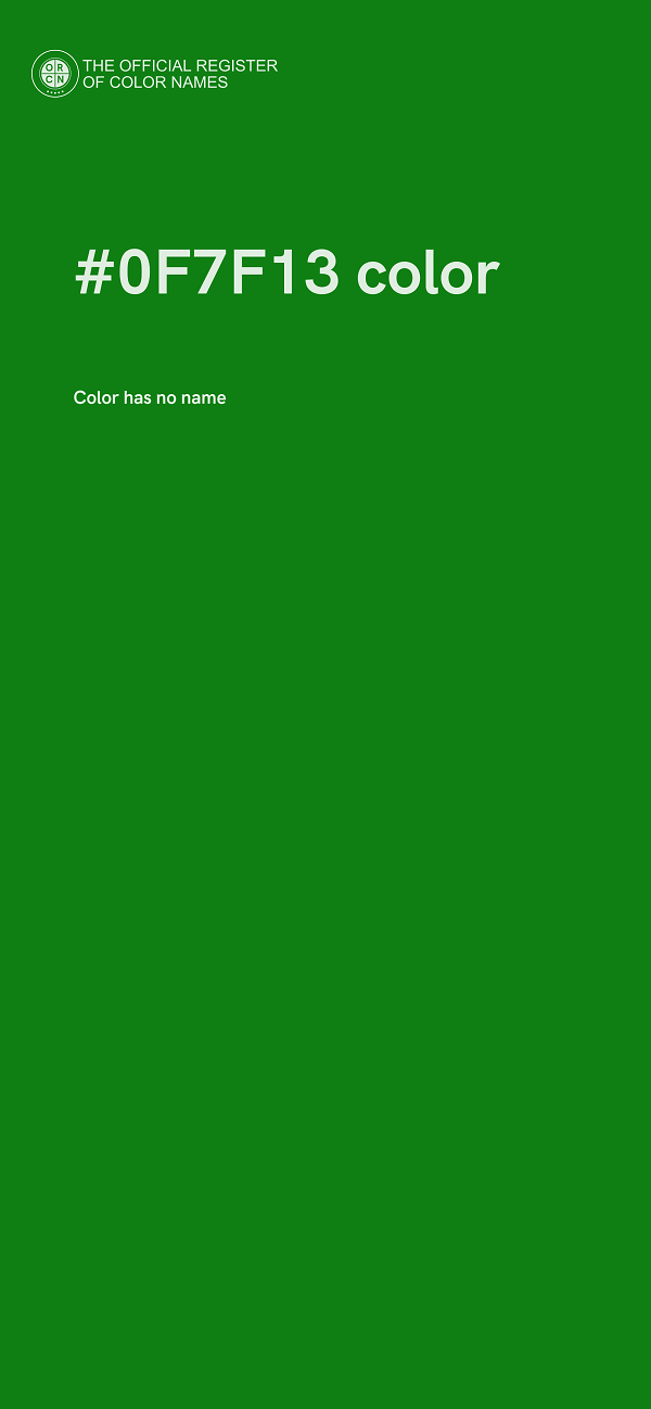 #0F7F13 color image