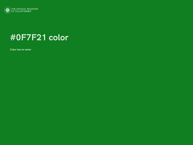 #0F7F21 color image
