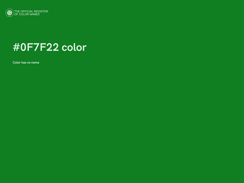 #0F7F22 color image