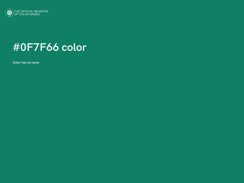 #0F7F66 color image