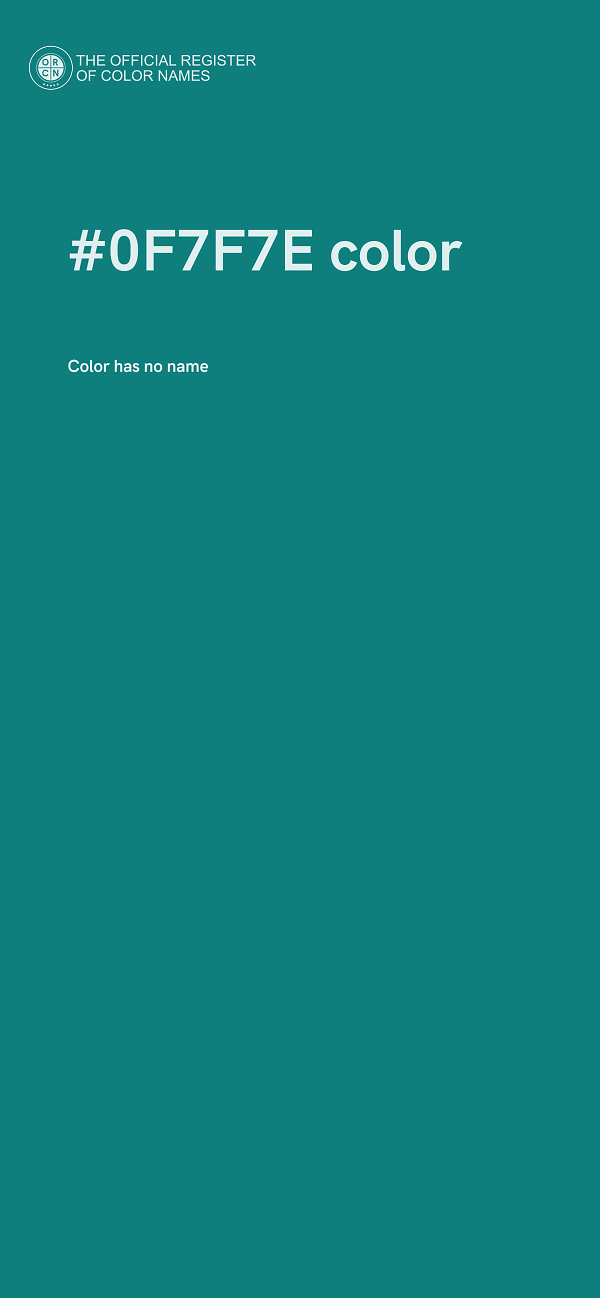 #0F7F7E color image