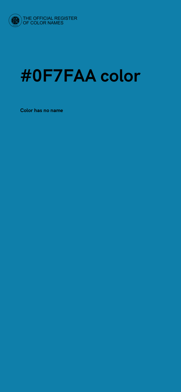#0F7FAA color image