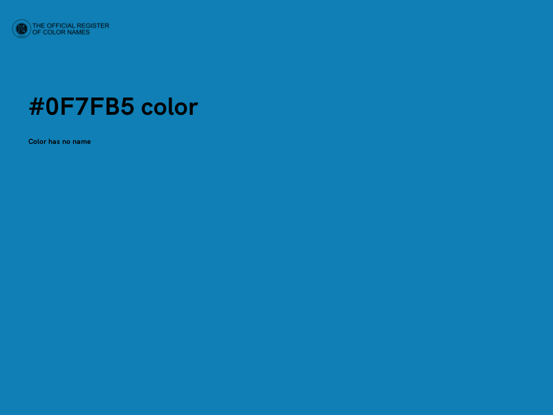 #0F7FB5 color image