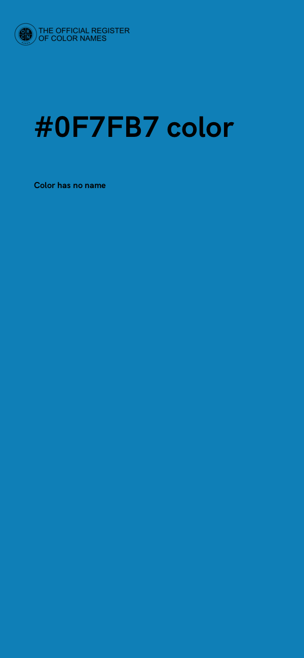 #0F7FB7 color image