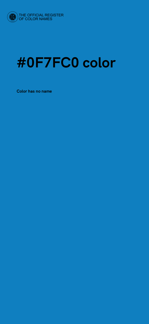 #0F7FC0 color image