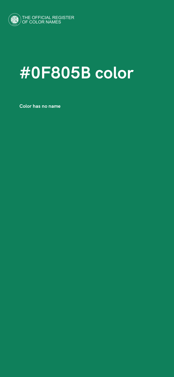 #0F805B color image