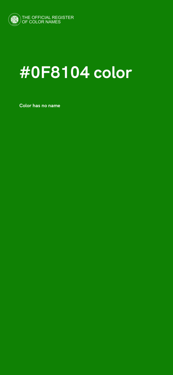 #0F8104 color image