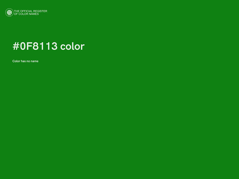 #0F8113 color image