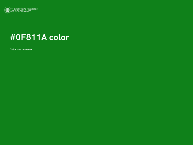 #0F811A color image