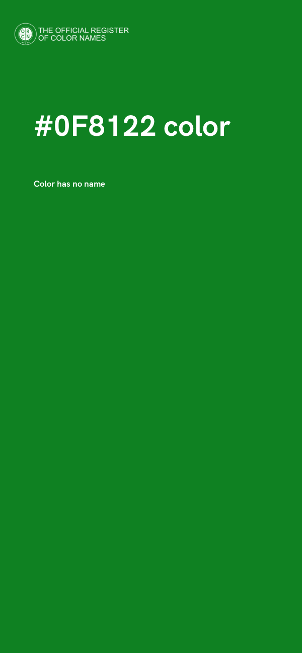 #0F8122 color image