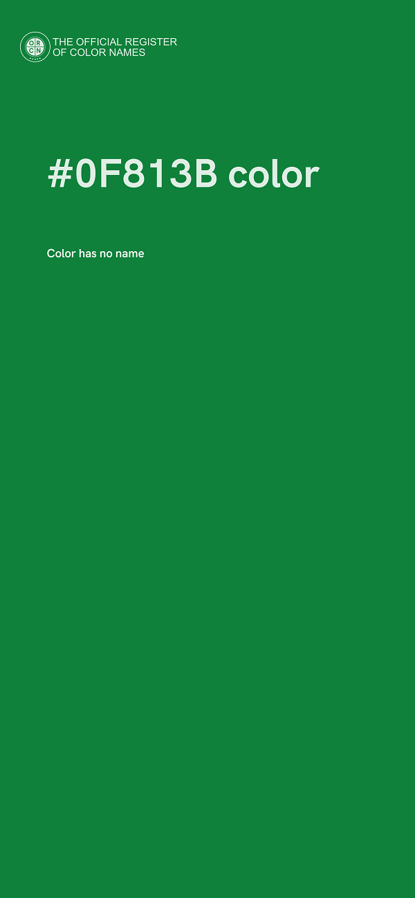 #0F813B color image