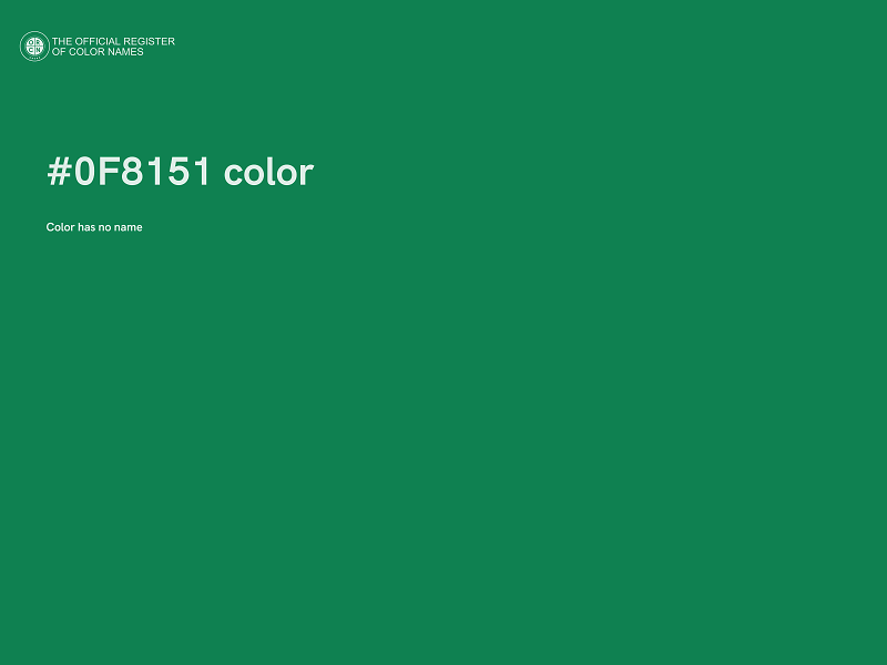 #0F8151 color image