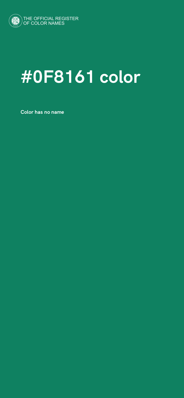 #0F8161 color image