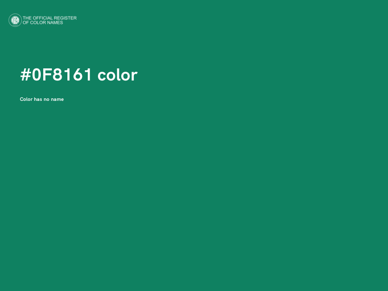#0F8161 color image