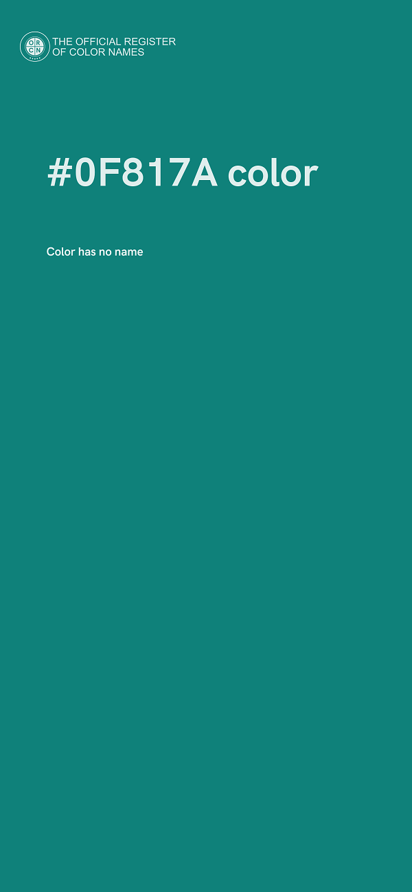 #0F817A color image