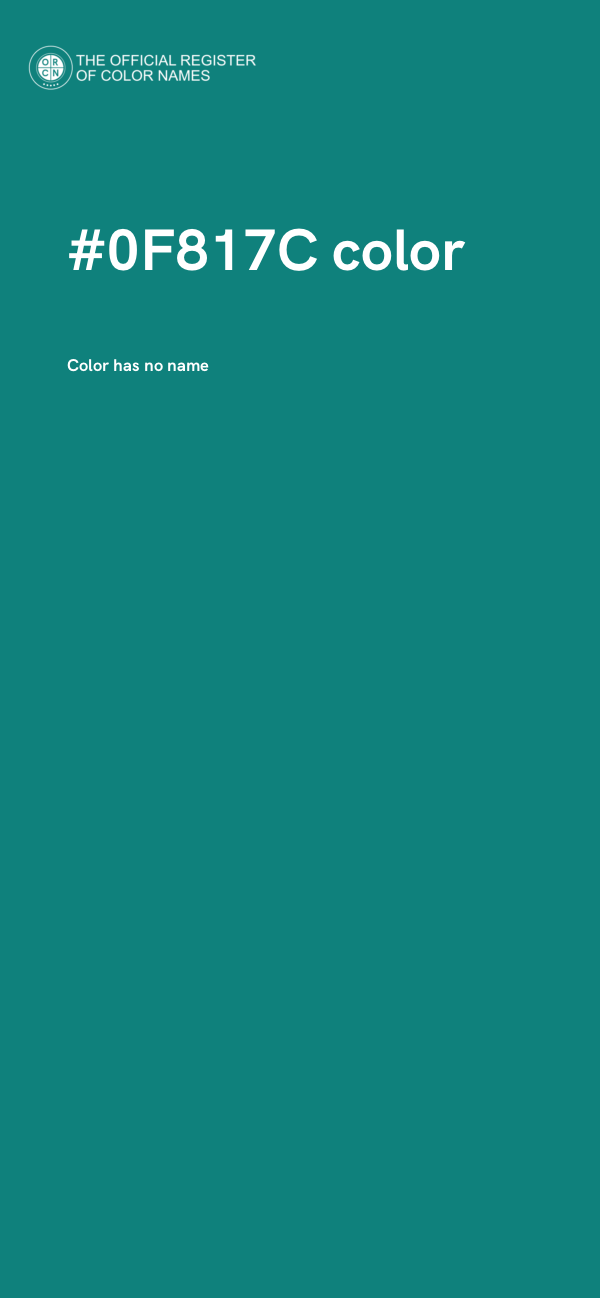 #0F817C color image
