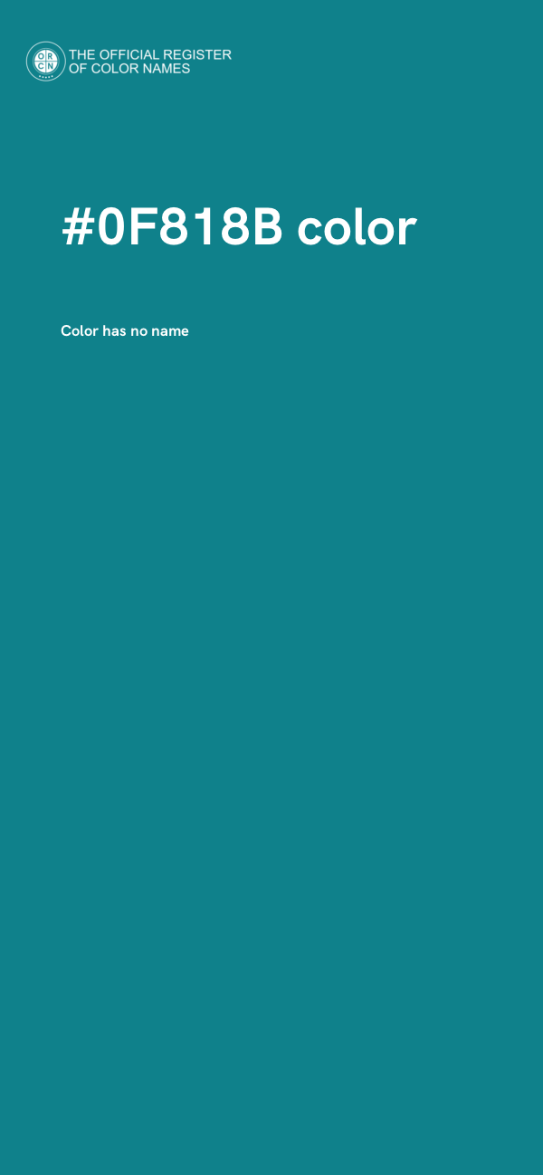 #0F818B color image