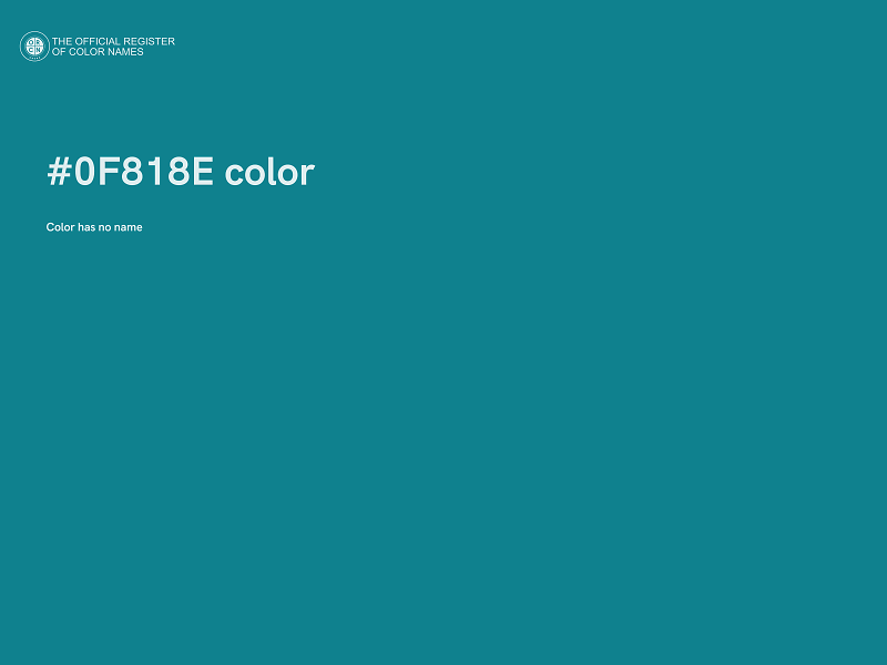 #0F818E color image