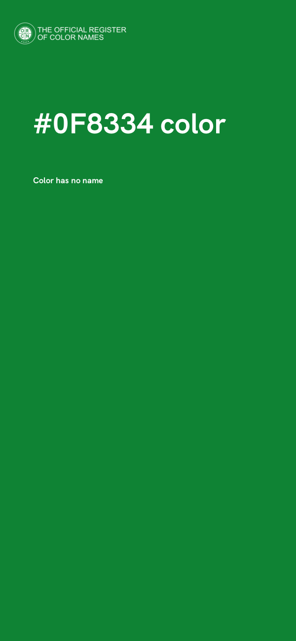 #0F8334 color image
