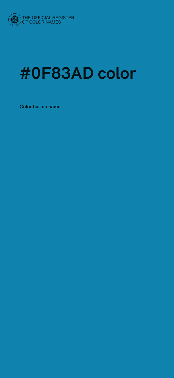 #0F83AD color image