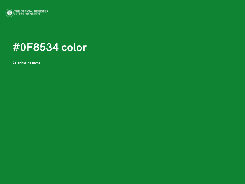 #0F8534 color image