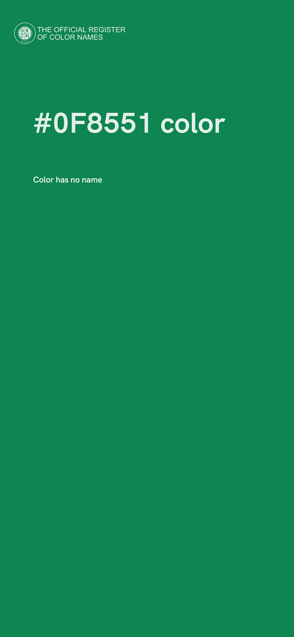 #0F8551 color image