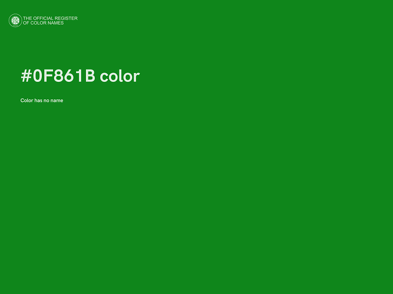 #0F861B color image