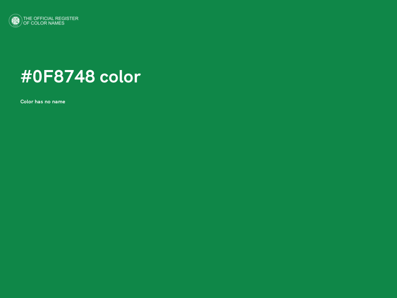 #0F8748 color image
